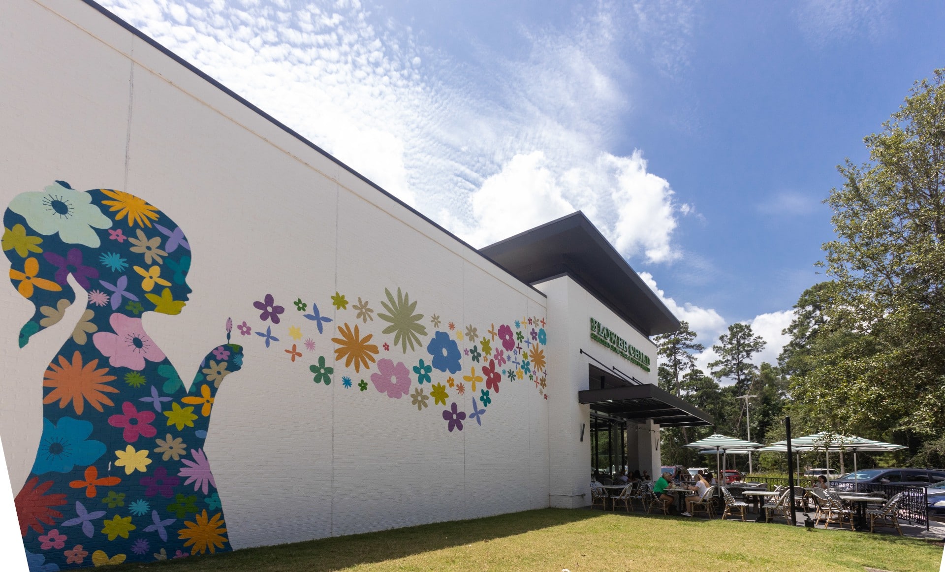 Floral mural